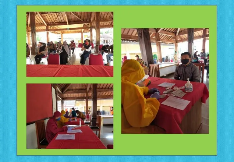 PELAKSANAAN RAPID TEST BAGI PETUGAS PEMUTAKHIRAN DATA PEMILIH (PPDP) KECAMATAN KARANGJAMBU