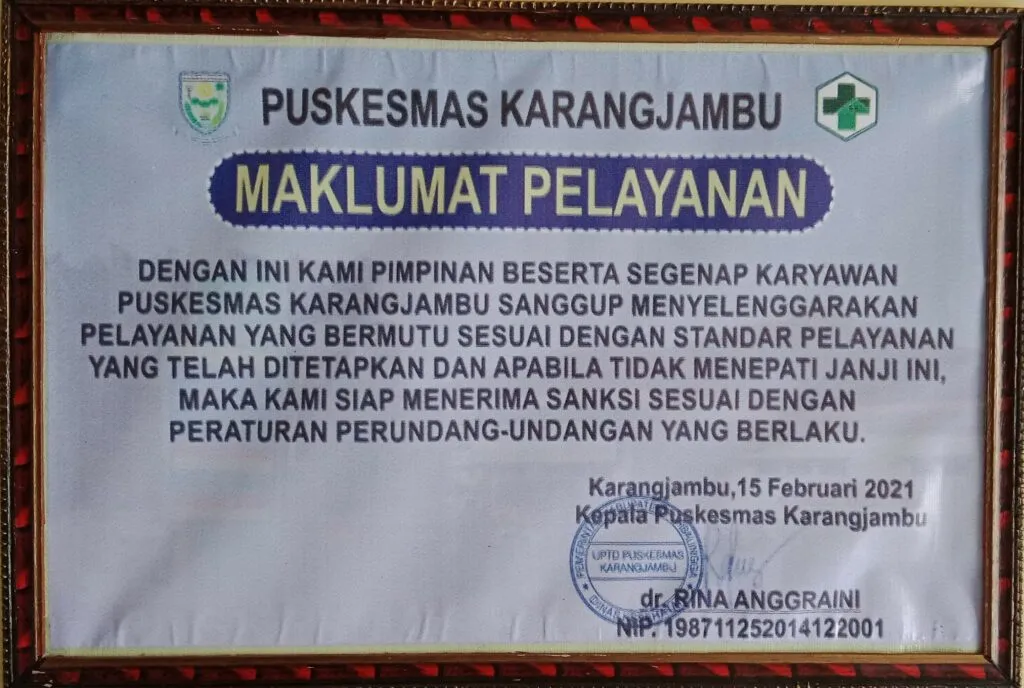 MAKLUMAT PELAYANAN 1