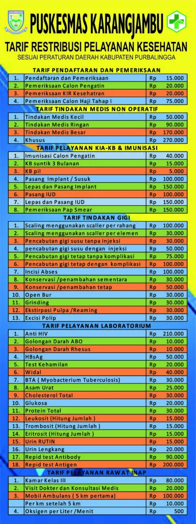 X Banner Tarif 1